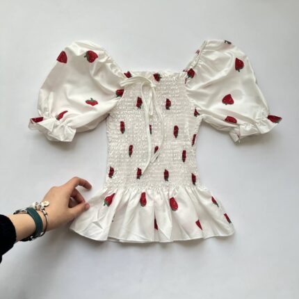 شومیز توتفرنگی